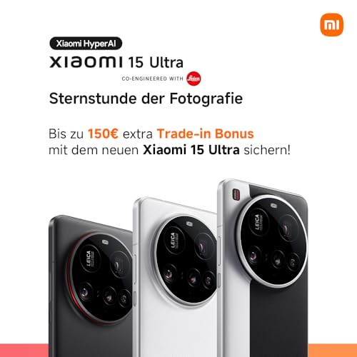 Xiaomi 15 Ultra smartphone (16GB RAM + 512GB storage): 200MP Leica camera, Snapdragon 8 Elite, 5410mAh