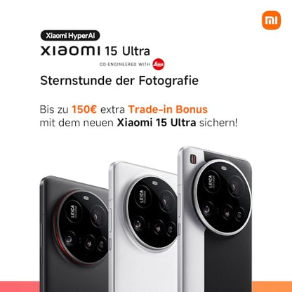 Xiaomi 15 Ultra smartphone (16GB RAM + 512GB storage): 200MP Leica camera, Snapdragon 8 Elite, 5410mAh
