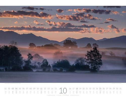 Deutschland Kalender 2026: Zauberhafte Landschaften im Querformat (54x42cm)