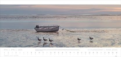 Seascape 'SYLT' Calendar 2026 - Hans Jessel: Large XXL Panorama Wall Calendar