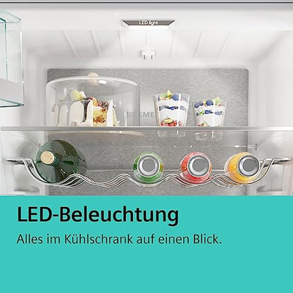 SIEMENS (KF96IAPEA) iQ500 NoFrost Smarter French-Door Kühlschrank: Eis- und Wasserspender, Anti-Fingerprint