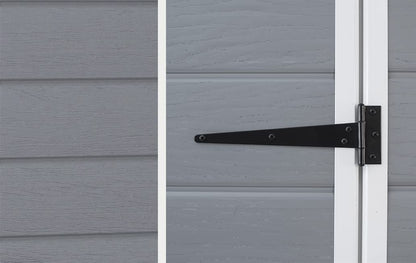 Keter Manor Garden House (4x3) also for small gardens: Weatherproof, plastic, grey 