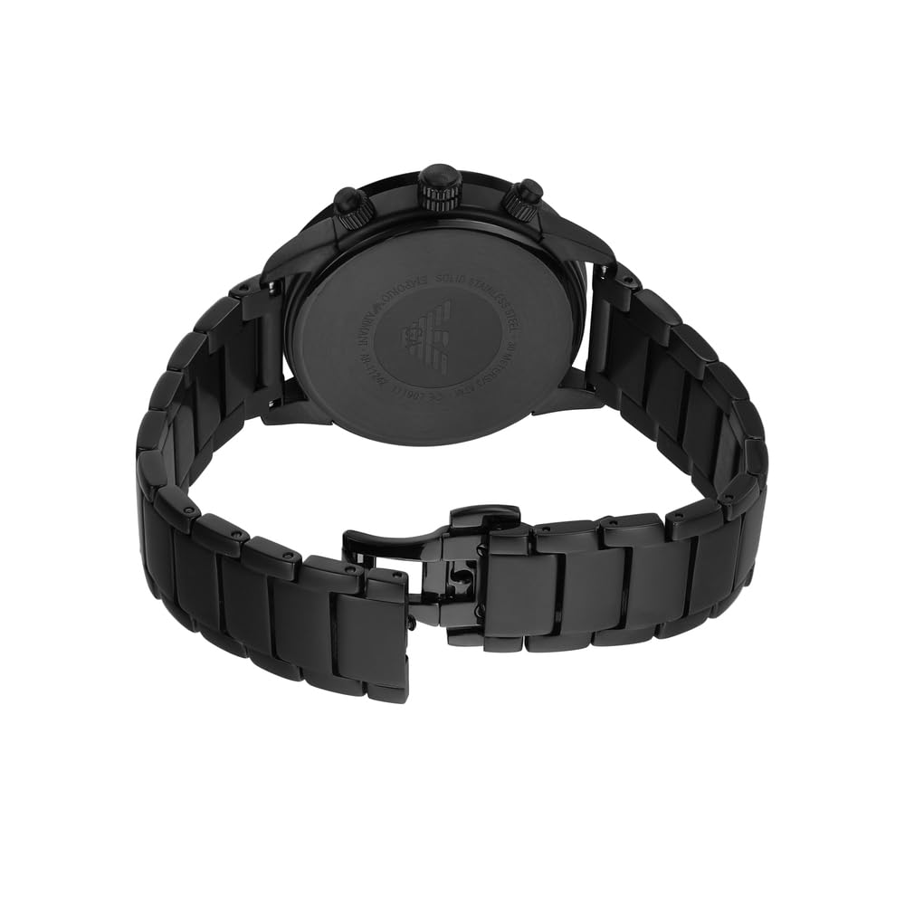 Emporio Armani 'AR11242' Chronograph Men's Watch (43mm): Black stainless steel case