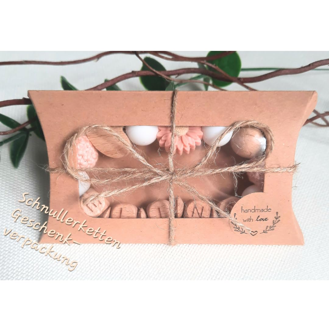 Lovely Schnullerkette: Personalisiertes Baby Geschenk für Mädchen und Junge