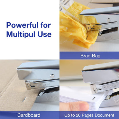 Metal stapler &amp; remover set with 1000 staples and stapler