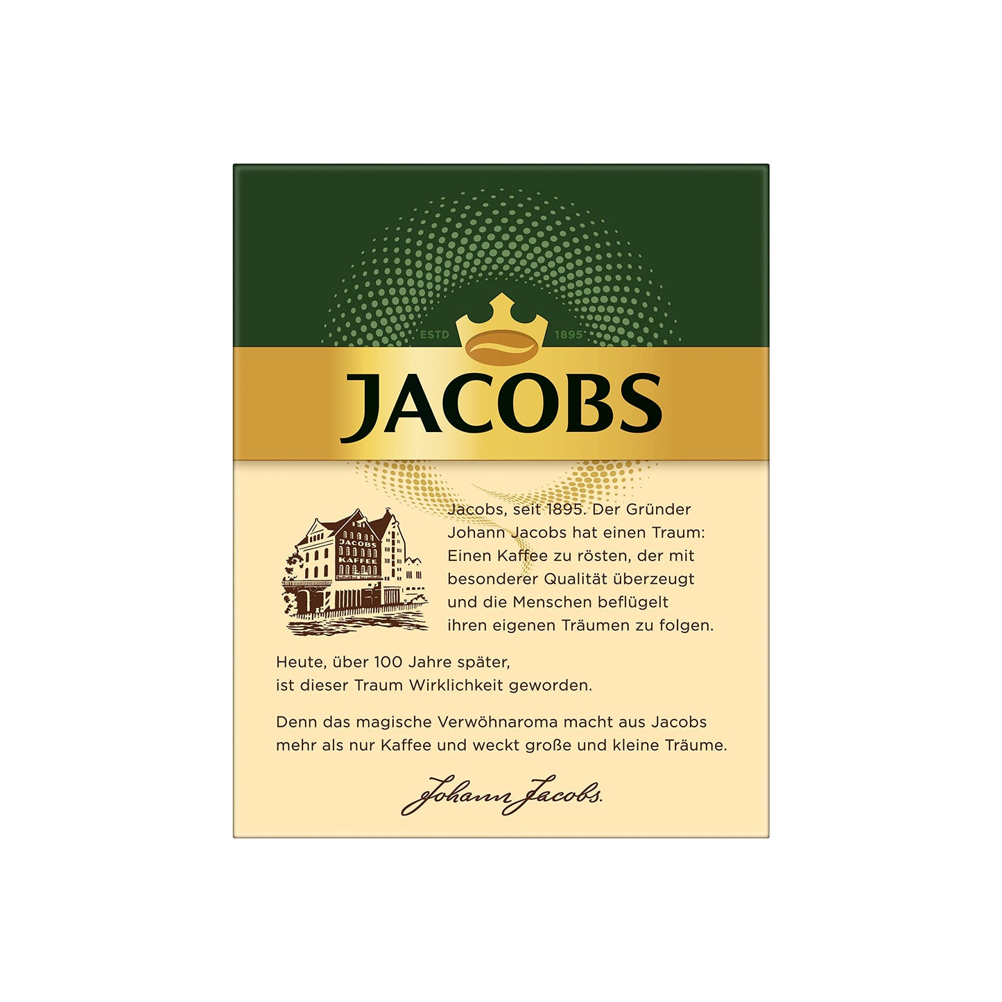 JACOBS instant coffee Café Crema: 300 instant coffee sticks (12-pack)
