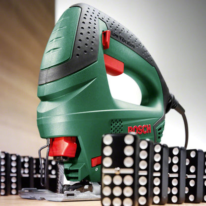 Bosch Stichsäge (PST 650): 500 Watt, Schnitttiefe in Stahl/Holz 4mm/65mm, im Koffer