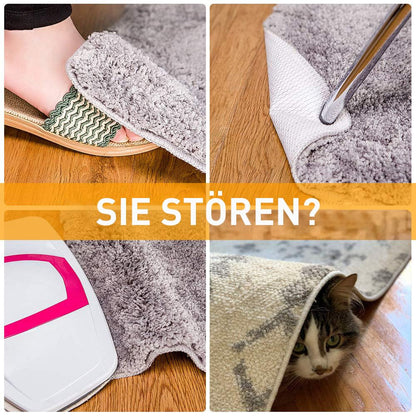 Home Techpro Carpet Gripper Set of 4 | Non-Slip Carpet Underlay with Vacuum Technology