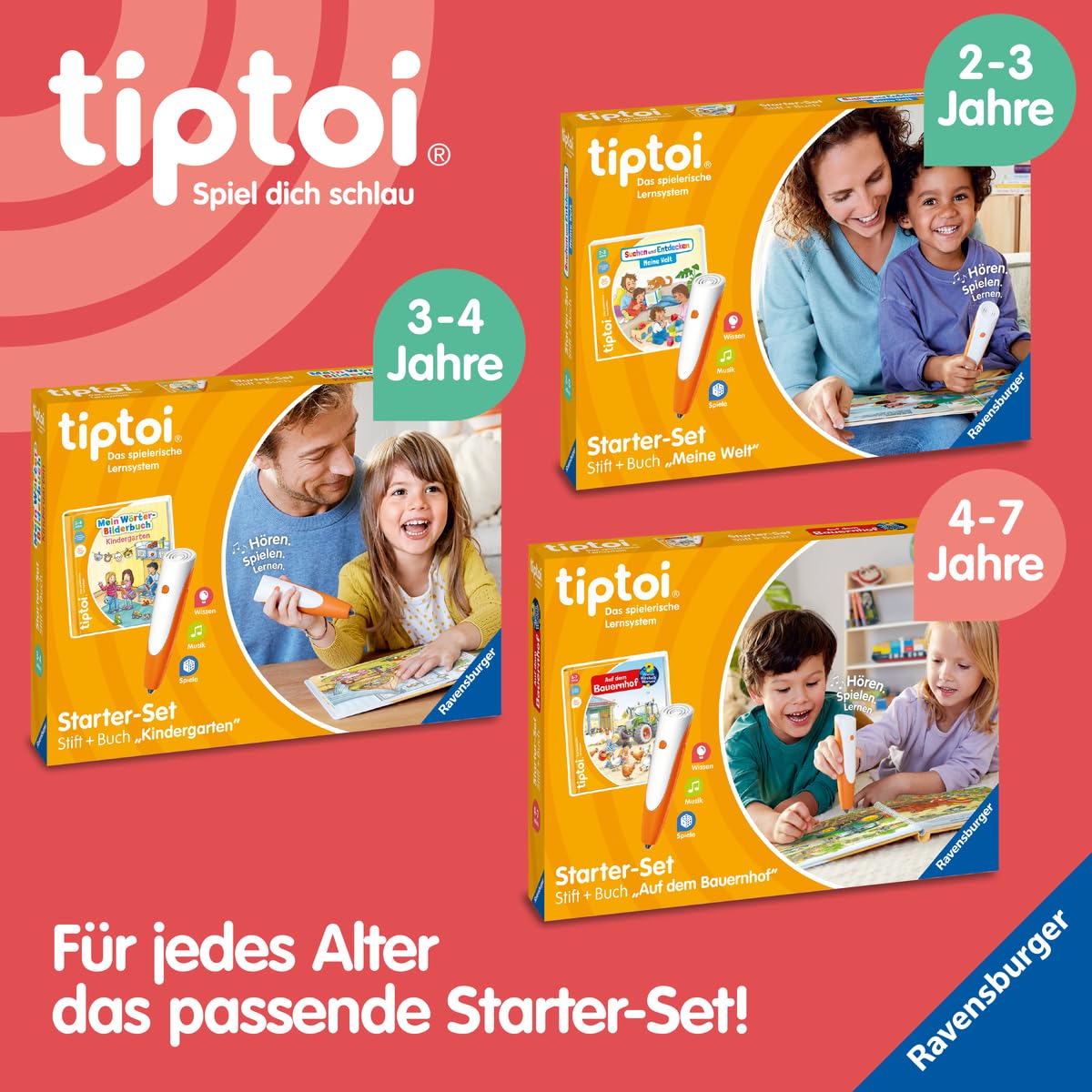 Ravensburger - tiptoi® Meine Lern-Spiel-Welt: Buchstaben Buch für Kinder ab 4 Jahre zum ABC lernen