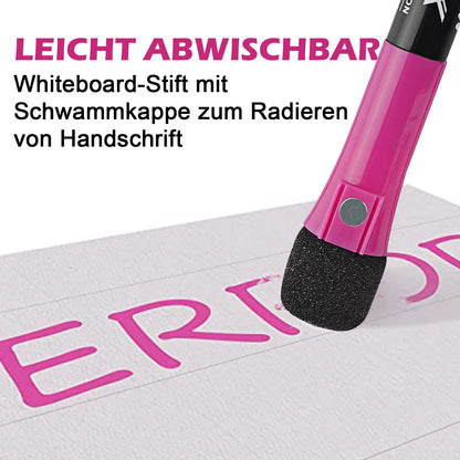 Whiteboard Marker Pens with Sponge (12 Pack): Dry Wipe