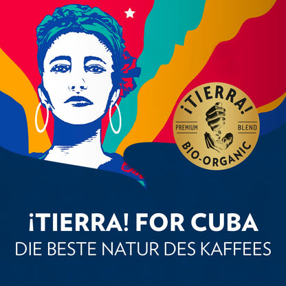 LAVAZZA 'Tierra for Cuba' organic coffee beans (1kg) with aromas of chocolate and dried fruits | Intensity: 7/10