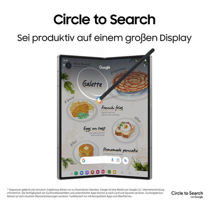 Samsung Galaxy Z Fold6 AI-Smartphone mit Garantie: 256GB Speicher, 50MP Kamera