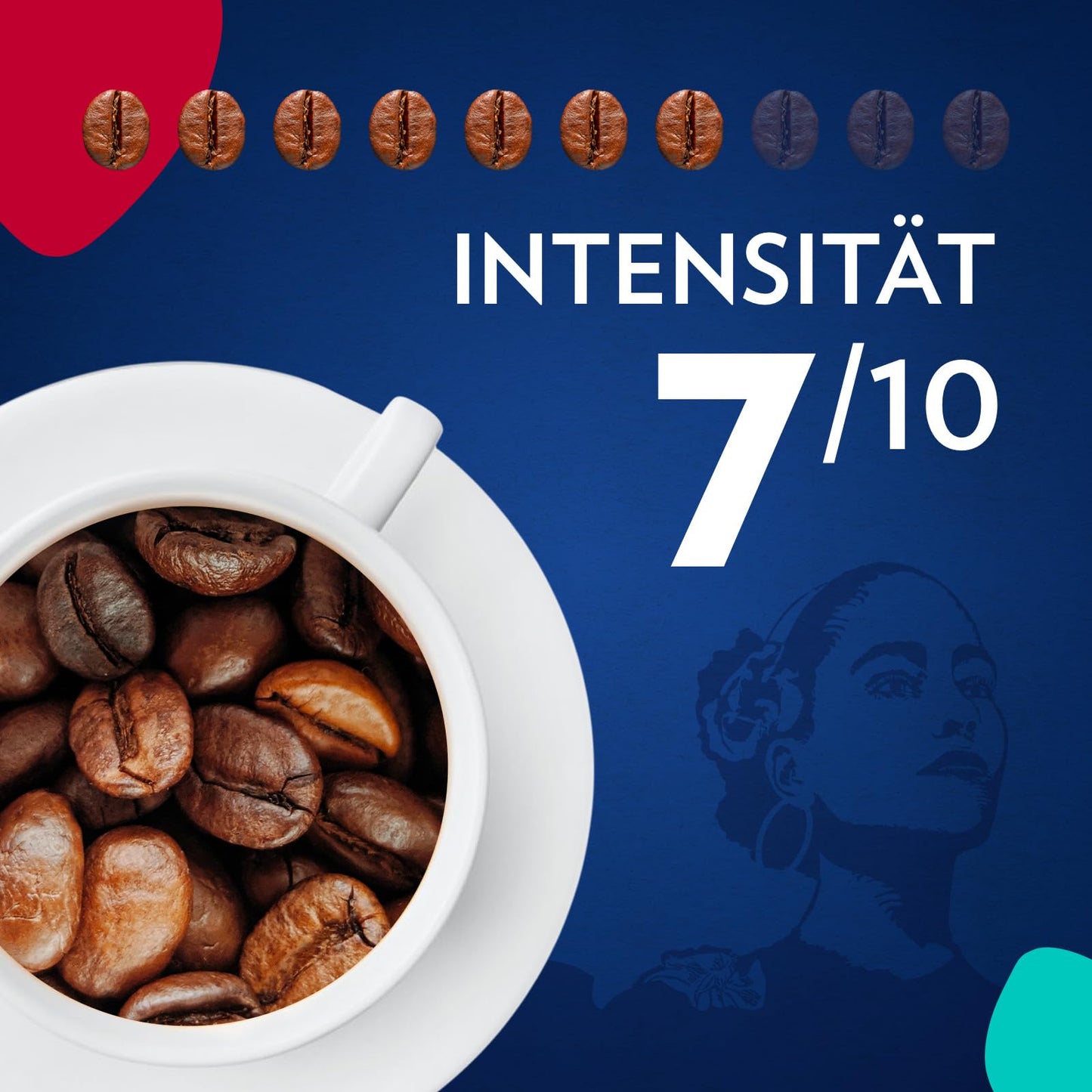 LAVAZZA 'Tierra for Cuba' organic coffee beans (1kg) with aromas of chocolate and dried fruits | Intensity: 7/10