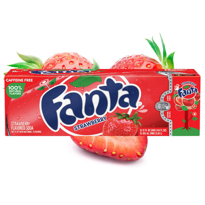 FANTA® STRAWBERRY in 355ml Dosen | 12er Pack inkl. 3,00€ Pfand