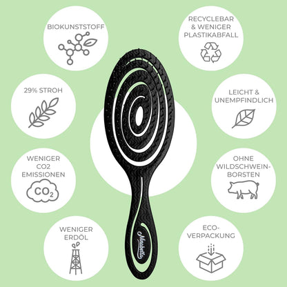 Ninabella Detangling Brush - For all hair types &amp; sustainable care