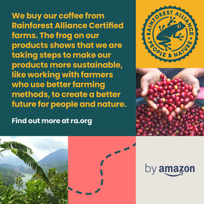 by Amazon Intenso Roasted Coffee Whole Beans (1kg: 2x500g): Rainforest Alliance Certified