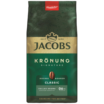 JACOBS Krönung Signature CLASSIC Aroma-Bohnen (12er Pack: 12x500g) Bohnenkaffee