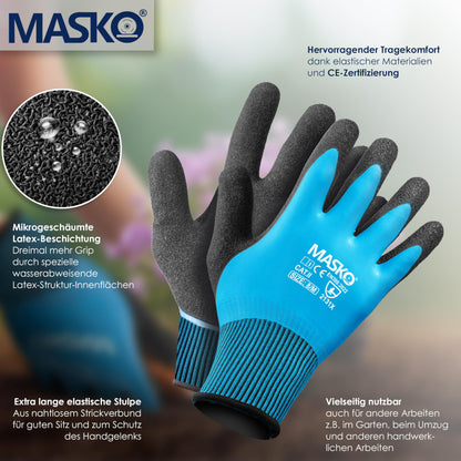MASKO® torque wrench (6-piece): 40-210Nm 1/2' CV incl. 3 sockets + assembly gloves case