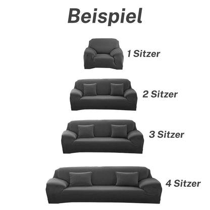 Sofa-Schonbezug aus Chenille | Rutschfester Überwurf: Möbelschoner