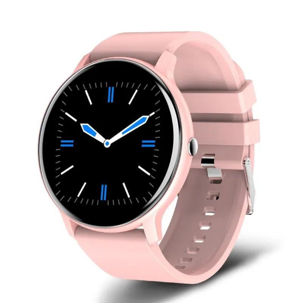 LIGE Smartwatch: Touchscreen-Display, IP67, Bluetooth für Android & iOS (Rosa)