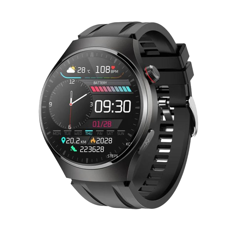 Smartwatch mit EKG-PPG Laser-Behandlung | Körpertemperatur, Blutzucker & Bluetooth-Anruf7