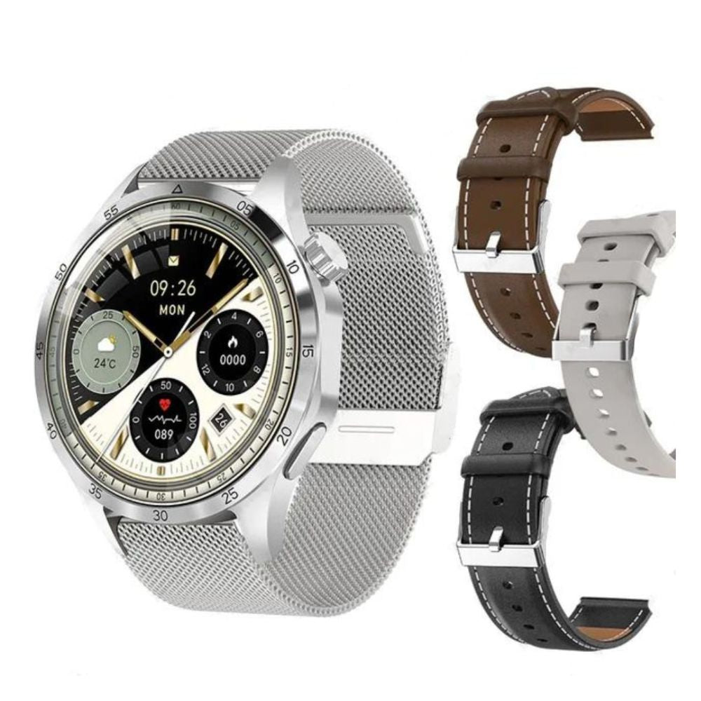 Watch GT4 Pro + Plus NFC Smartwatch: Amoled HD Display | Blutzuckerüberwachung, BT-Anruf, IP68 Wasserdicht (Upgrade Version 2024)1