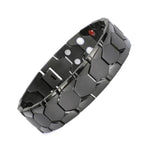 Bracelet pour hommes avec thérapie magnétique pour la santé et l'énergie 
