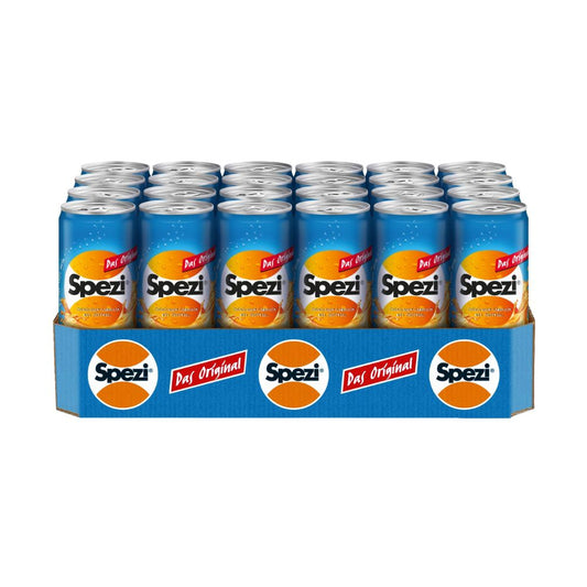 SPEZI das Original 0,33 l Dose - Erfischungsgetränk aus Deutschland mit Cola und Orangen Geschmack (24 x 0,33 l)