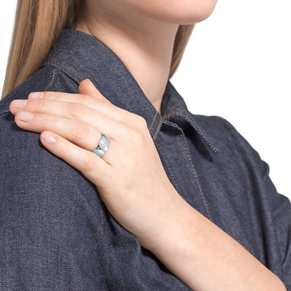 JOOP! Stainless steel ladies' ring '925 Sterling Silver' including gift box