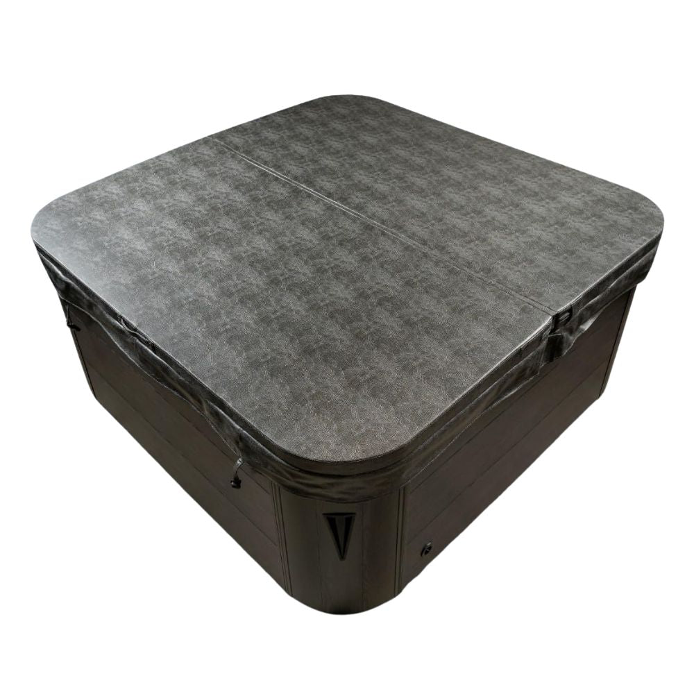 Outdoor Whirlpool 'Torina Ocean Blue' für 5 Personen: Mit kraftvoller Massage & LED-Farblichttherapie