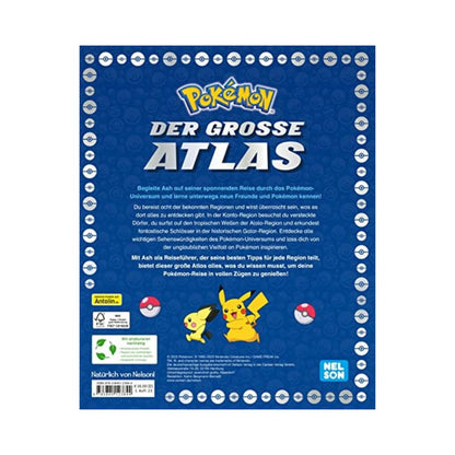 Pokémon Handbook: The Great Atlas - Travel with Ash through all 8 regions