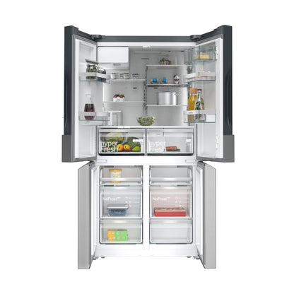 SIEMENS (KF96IAPEA) iQ500 NoFrost Smarter French-Door Kühlschrank: Eis- und Wasserspender, Anti-Fingerprint
