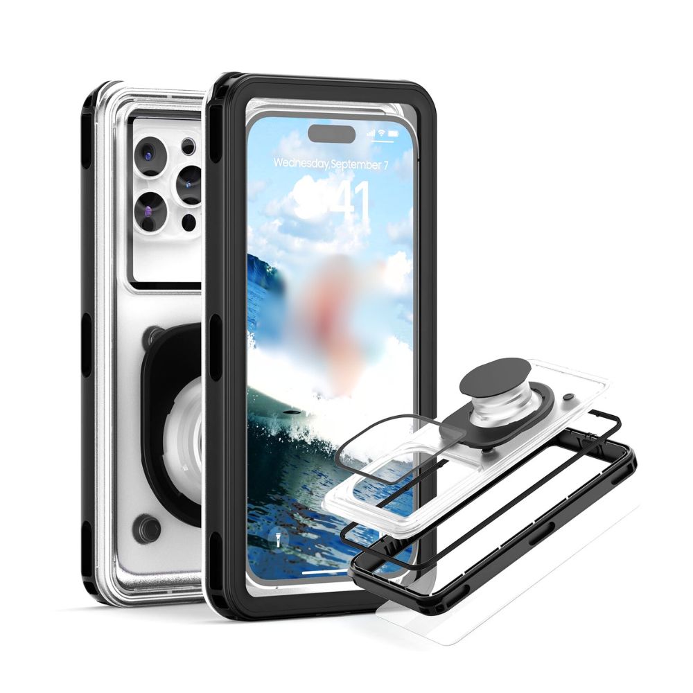 Universal Wasserdichte Unterwasser-Smartphone-Tasche 'Upgraded' IPX8 bis 6,9 Zoll