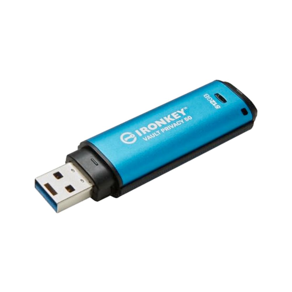 Kingston IronKey Vault Privacy 50 | USB-Stick (512GB) mit Business-Sicherheit auf höchstem Niveau