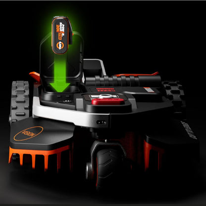 WORX Landroid Vision M600 KI-Mähroboter (WR206E.1) für Gärten bis 600m²: WLAN & Bluetooth, Igelschutz