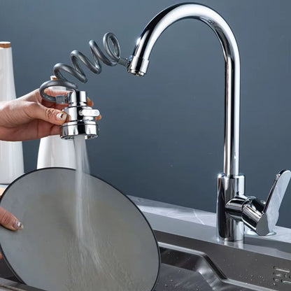 Universal 360° Küchenarmatur mit Filter & Wasserspar-Duschkopf: Drehbarer Aufsatz