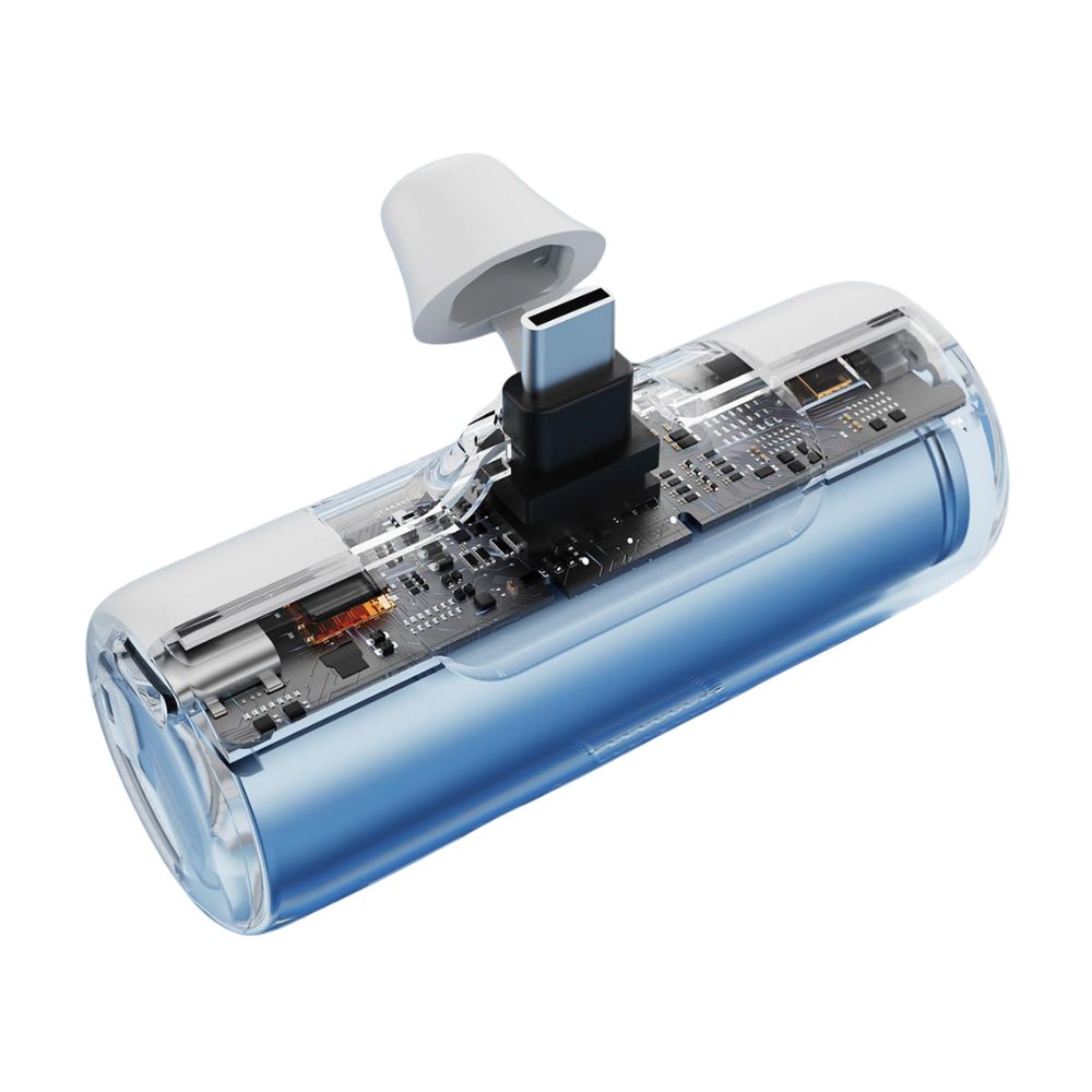 iWALK Mini Power Bank (4500mAh) with USB-C port: Compatible with iOS &amp; Android devices