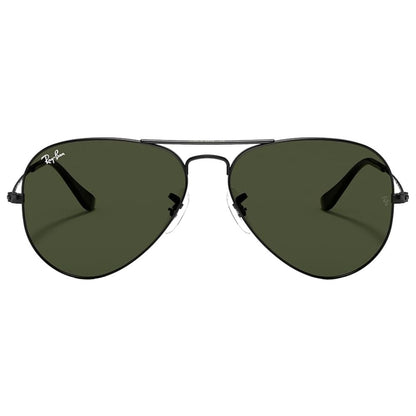 Ray Ban 'Aviator' RB3025 crystal glass sunglasses set for men including case