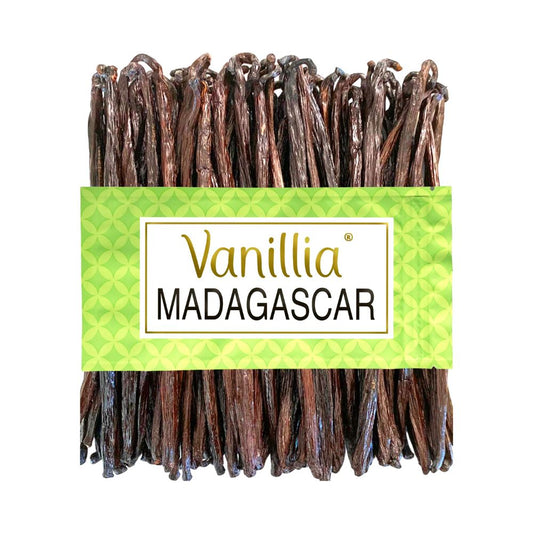 Vanillia Madagaskar 15 XL-Bourbon-Vanilleschoten (15/18cm) im Fresh-ZIP Beutel