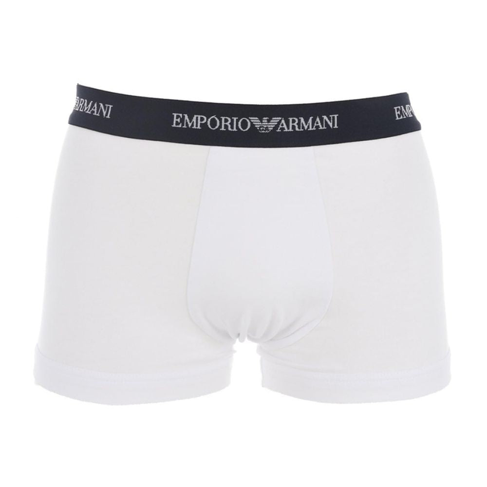 Emporio Armani Herren Boxershorts (3er-Pack) mit Logobund: Baumwoll-Stretch