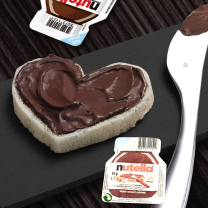 Nutella 'Ferrero' Brotaufstrich 120 x je 15g Mini-Format: 1,8kg Vorrat für Frühstücksbuffet