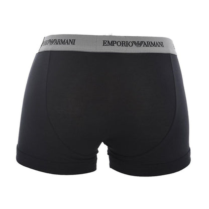 Emporio Armani Herren Boxershorts (3er-Pack) mit Logobund: Baumwoll-Stretch