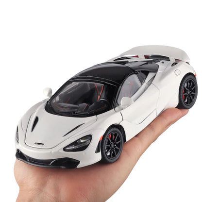 McLaren 720S Modellauto (1:24): Super Sportwagen aus Metall mit Licht & Sound