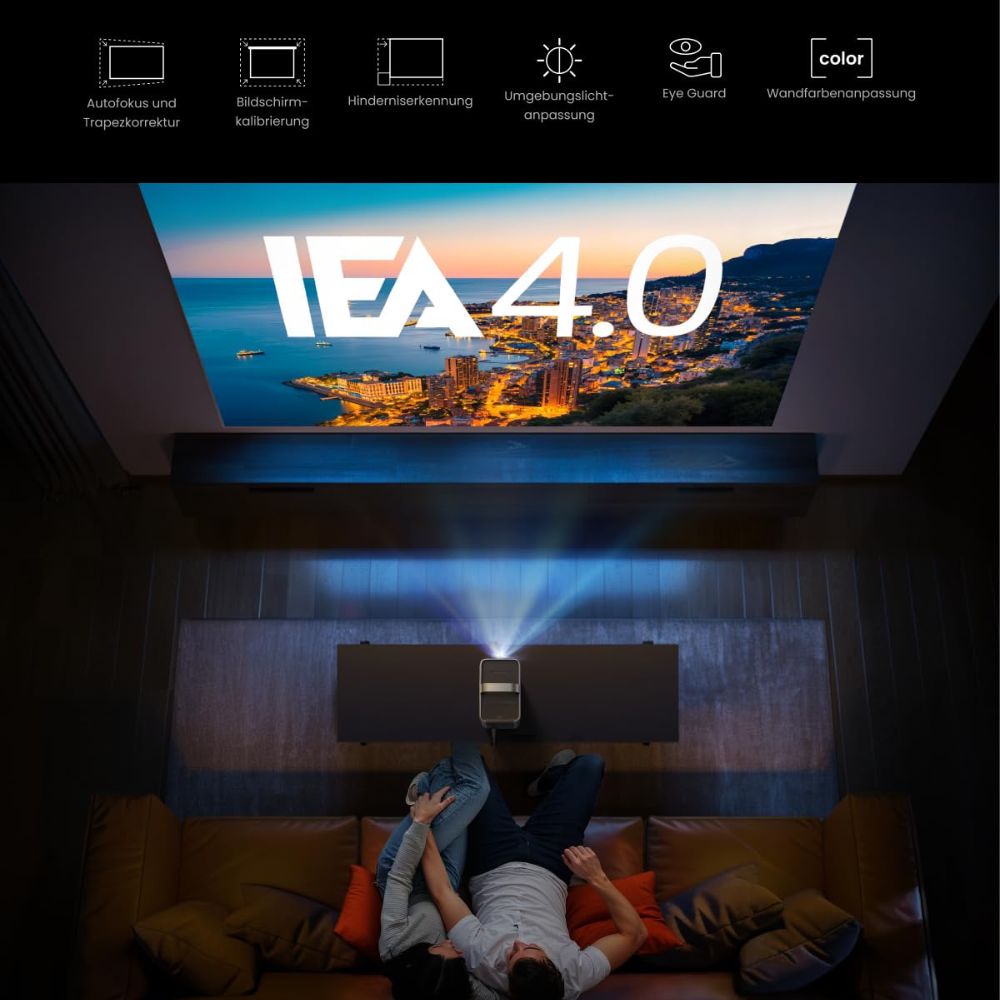 NEBULA Cosmos 4K SE Smart Projector: Dolby Vision projector with Google TV, Ultra HD decoding