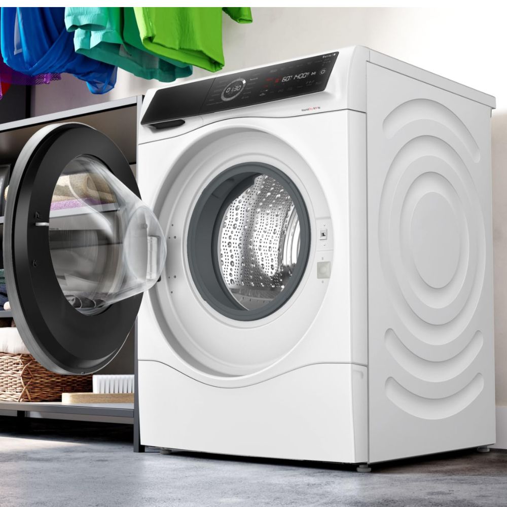 Bosch (WNC244070) Serie 8 Waschtrockner (9kg & 6kg-Waschen & Trocknen): Iron Assist