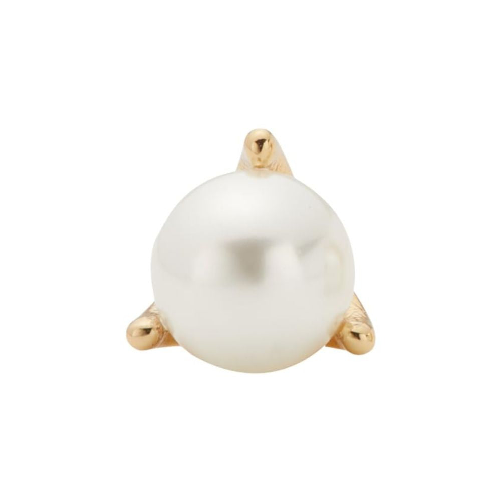 Kate Spade New Yorker Mini-Trio-Stecker Perle in Creme/Goldfarben
