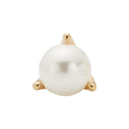 Kate Spade New Yorker Mini-Trio-Stecker Perle in Creme/Goldfarben