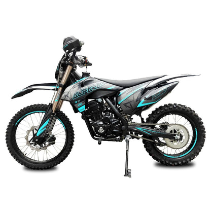 RV-PARTS Alfarad-T7 Crossbike: 20,5 PS, 5-Gang, Elektrostarter & Sportausstattung
