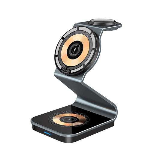 3-in-1 Wireless Ladestation | 15W Magnetisch: Schnelladen für iPhone 15 Pro Max 1
