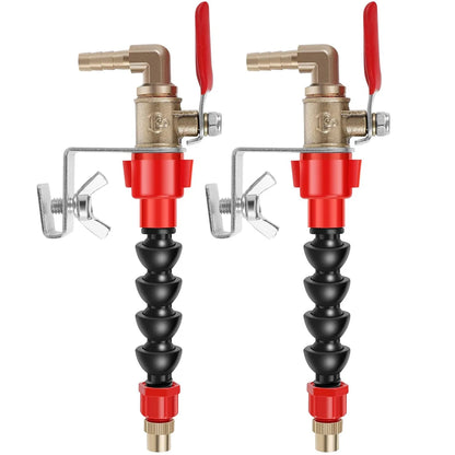 Wassersprüher für Flex-Schneidemaschine | Staubentferner mit Kühlsprühdüse (2 Stück)